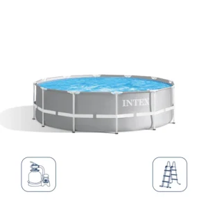 INTEX 12090 Базен со пумпа и скали 366x99 cm