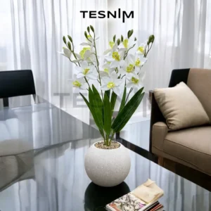 Цвеќе бела T2-2 60cm